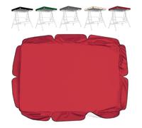 Replacement Hollywood Swing Roof Cover - Waterproof Windproof Tear-Resistant Polyester UV Protection Dustproof Green (75x52x6in / 190x132x15cm)