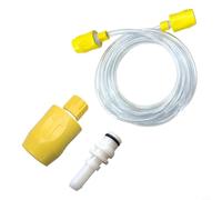 Replacement Hose Connector for Kärcher for Puzzi 8/1 10/1, Water Hose 2.5 m with Yellow Plug and Nipple, Part Number 4.446-023.0, Steam Cleaner Accessory