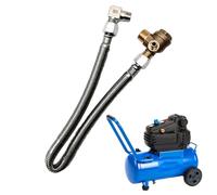 Replacement Hose for Air Compressor, Accessories for Pneumatic Central Units, Low Noise Air Compressor Hose with Check Valve for Marine Truck Garden Industrial City Yard