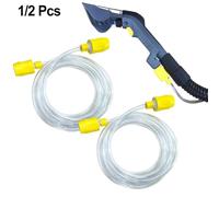 Replacement Hose Tube for Kärcher PUZZI 8/10, 100, 10/1, 10/2, 8/1C, 200 Models, 2.5 m Length with Yellow Connectors, Compatible with Part No. 4.446-023.0
