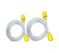 Replacement Hose Tube for Karcher for puzzi 8/1 10/1 100 2.5m | Fits for-puzzi 8/10, 100, 10/1, 10/2, 8/1C, 200, Ensures Efficient Spraying, Includes Yellow-Connectors
