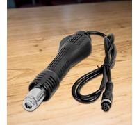 Replacement Hot Air Handle for 858A 858D Solder Station, 12V/24V Heat Blower with Non-Slip Grip, High Temp Resistant Rework Repair Tool P(24V)