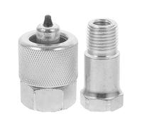 Replacement Hydraulic Jack Coupler for 4t and 10t Steel Male Female | Silver Finish, Connector Fitting, Oil Pump Part, for Construction Sites and Automotive Repairs