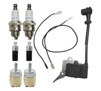 Replacement Ignition Coil Module Spark Plug for 2500 25cc Parts Oil Filter Fuel Chainsaw Spares Garden Power Tools
