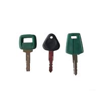 Replacement Ignition Key Set of 3 for Heavy Equipment Excavator Loader Truck Compatible with for VOLVO F Series Wheel Loader Models Marked 11039228 C001 777 Code