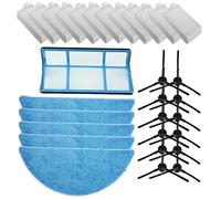 Replacement ILIFE Accessories Filter Hepa Filter Net Side Brush Mop for ILIFE V3 V3s V5 V5s V5s pro Robot Vacuum Cleaner ILIFE v3s Parts ILIFE v5s pro Replacement Parts (Accessories Kit)