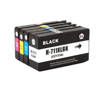 Replacement Ink Cartridge Compatible With 711XL 711 Compatible With DesignJet T120 T520 Printers Full Ink Supply(1set)
