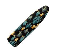 Replacement Ironing Board Cover With Padding Rhapsody In Blue Padded Iron Board Cover With Elasticated, Heat Resistant Cotton Polyester Fabric, Elasticated Edge Non-Slip Universal Fit130X35Cm/51X14In