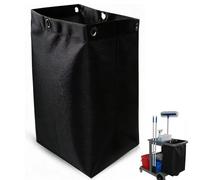 Replacement Janitorial Cart Bag, Waterproof High Capacity Cleaning Cart Bag, Thickened Housekeeping Cart Cleaning Bags for Housekeepers Commercial Janitor Cart Bag, 16 x 11 x 27 Inches