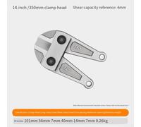 Replacement Jaws for Bolt Cutter Constructed from for Durable High Carbon Alloy Steel Blade for Wire and Metal Cutting (14inches)