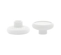 Replacement Joystick Caps Compatible with Retroid Pocket 5, Colorful 3D-Printed Analog Stick Covers (White)