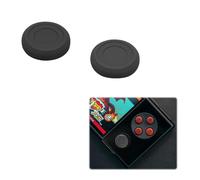 Replacement Joystick Caps for AYANEO AIR Plus/Pocket Micro - Anti-Slip Silicone Thumb Grips for Enhanced Gaming Control (Black)