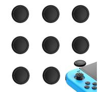 Replacement Joystick Covers for Nintendo Switch/Oled/Lite, Silicone Analog Joystick Cover Thumb Stick Cap, Thumb Grips for Nintendo Switch Joycon, Analog Stick Cover (8PCS Black)