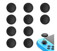 Replacement Joystick Covers for Nintendo Switch/Oled/Lite, Silicone Analog Joystick Cover Thumb Stick Cap, Thumb Grips for Nintendo Switch Joycon, Analog Stick Cover (10PCS Black)