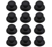 Replacement Joystick for PS4 Controller Dualshock 4, Plastic Thumbstick Grip Cap for Playstation 4 PS 4 Controller, 6 Pairs, Black