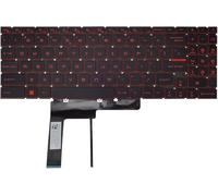 Replacement Keyboard for MSI Katana GF66 GF76 Pulse GL66 GL76 MS-1582 MS-1583 MS-17L1 MS-17H3 Series Laptop with Red Letters Backlit Keyboard US Layout