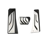 Replacement Kit Accelerator Fuel Brake Footrest Non-slip Pedal Cover Parts Accessories For X3 F25 2011-2017 X4 F26 2014-2017 LHD(Style 1(AT))