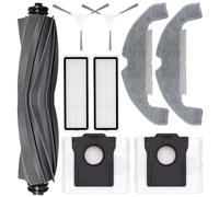 Replacement Kit Accessories Compatible with Dreame D10 Plus Gen 2/RLD32GD Robot Vacuum Cleaner Parts 1 Main Brush 2 Side Brushes 2HEPA Filter 2Mop Cloth 2Dust Bags
