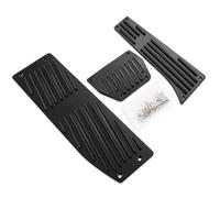 Replacement Kit Car Pedals Cover Fuel Gas Brake Foot Rest Pedal For 3 5 Series E30 E32 E34 E36 E38 E39 E46 E87 E90 E91 X5 X3 Z3(Black (AT))