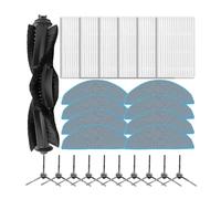 Replacement Kit Compatible with ILIFE V20/Vyzzle D10/Laresar L10 Robot Vacuum, 1 Main Brush+Side Brush+Filter, 3-in-1 Cleaning Accessories(B)