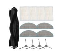 Replacement Kit Compatible with ILIFE V20/Vyzzle D10/Laresar L10 Robot Vacuum, 1 Main Brush+Side Brush+Filter, 3-in-1 Cleaning Accessories(A)