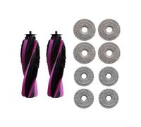 Replacement Kit for Airbot L50 Master Including 2 Spiral Rollers and 8 Washable Pads - Enhanced Suction Compatibility for Pet Hair and Dust 141.5x26mm