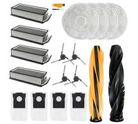 Replacement Kit For Dreame L40s Pro Ultra L50 Pro Ultra For Mova V50 Includes Main And Side Brushes Filters Mop Cloths Dust Bags Cleaning Brush Screwdriver Pet Hair Hard Floor Tile Low Pile Carpet