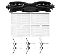 Replacement Kit for Midea VCR11 Main Brush Side Brush Filter - Nylon Roller & Corner Broom for VCR11W VCR11B MI6WH Robotic Vacuum Parts