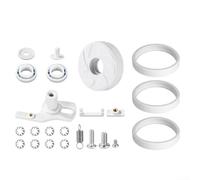 Replacement Kit for Polaris Pool Cleaner Featuring C10 Wheel and C16 Bearing for Model For 180, 280 Pools, Complete Set for Idler Pulley and Bearings