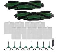 Replacement Kit for Roomba 105/Combo Essential/Vac 2 Series Main Brush Side Brushes and Filters, Cleaning Accessories for Pet Hair and Dust (B)