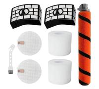 Replacement Kit for Shark For DuoClean For APEX AZ1002 AZ1000W AX950 Vacuum Cleaner with Roller Brush Foam Felt Filters Cleaning Brush Complete Set