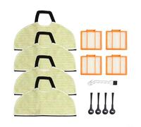 Replacement Kit For Shark RV2610WA RV2620WA RV2410WD AV2610WA AI For Ultra Vacuum Cleaner, Vacuum Accessories Includes 4 Filters 4 Mop Cloths 4 Side Brushes 1 Cleaning Tool