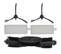 Replacement Kit for Tapo RV30 RV10 Robot Vacuum Cleaner Includes Side Brushes and Roll Brush for Efficiency