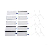 Replacement Kit for Tefal for x-plorer Serie 75 RG7687 with Roller Brush Side Brushes and HEPA Filters for Robot Vacuum Cleaner Home Cleaning