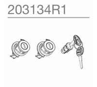 Replacement Kit Of 3 Shad Locks For Trunk And Side Bags For Motorcycle