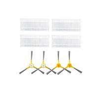 Replacement Kits。Compatible For NEATSVOR X500/X600 。Robot Vacuum Filter， Side Brush