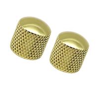 Replacement Knob For 6mm Dome Volume And Tone Potentiometer Control On Electric Guitars And Basses Guitar Knobs For Adult Beginners(2pcs Gold)