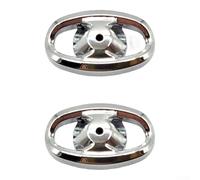 Replacement Knob Side Cover For DAIWA Reels Compatible With For ALPHAS SV AIR BF For LT Models TATULA SV TW CT100 SV TW EXCELER FUEGO(2pcs silver)