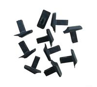 Replacement Ladder Lock Plastic Switch Buttons for Telescopic Extension Ladders, 10-Pack, for Durable Black Accessories for Home and Garden Workshop Equipment