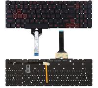 Replacement Laptop Backlit Keyboard for Acer Nitro AN517-55 AN517-56 AN517-57 AN515-45 AN515-56 AN515-57 AN517-54 Compatible with Predator Helios 300 PH315-54 PH315-55 PH317-51, Backlight US Layout