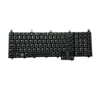 Replacement Laptop Keyboard For DELL For Alienware M17x M17x R5 US UNITED STATES edition black