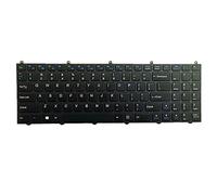Replacement Laptop Keyboard For Hasee For God of War For K650D US UNITED STATES edition Black Without Backlight