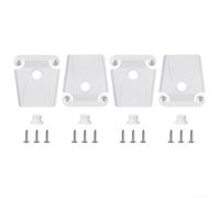 Replacement Latch Kit for Igloo For 50-165 Quart Coolers Model 24013 Heavy Duty Plastic Parts and Stainless Steel Screws for Stable Closure (4PCS)