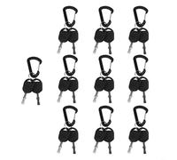 Replacement Lawn Mower Keys for Cadet Switch Models 9251745 7252054 140401 10 Piece Robust Metal Plastic Key Set for Riding Mowers