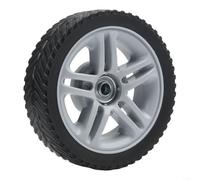 Replacement Lawn Mower Wheel For Grass Cutting, Compatible With Various Models, Black Plastic Design For Front Or Rear Use, 17cm Or 20cm Size Option(Front Wheel 17cm)