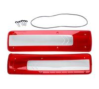 Replacement Left=Right Side LED Rear Lamp Tail Light Stop Lamp Lens Long Size with Seal and Screws for 2013+ Volvo Truck FH FM FL FE FMX Renault Truck Range T K D C