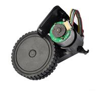 Replacement Left Wheel Having Motor for Bobsweep Pethair for Slam Drive Vacuum Plastic - Robot or Right Wheel for Durable Cleaner Caster on Smooth Quiet Navigation for Hard Floors Carpets(Right)