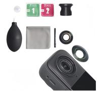 Replacement Lens Glass Kit Compatible with Insta360 X5 Action Camera, Protective Repair Lens Sheet, Optical Replacement Set for Outdoor Panoramic Shooting Maintenance (One Set)