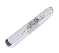 Replacement Level Glass Vial, Spirit Bubble Level, Clear with Nib, Accurate, 100mm x 9.5mm - Transparent