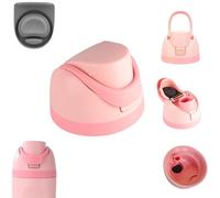Replacement Lid Compatible with Owala Freesip,One Button Water Bottle Top Lid Compatible with Owala Cup 16oz 24oz 32oz 40oz BPA-Free Replacement Accessory Stopper,No Leak (Pink)